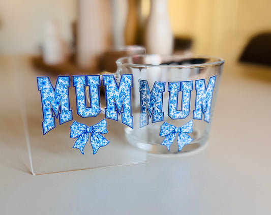 Blue Floral Mum Mug