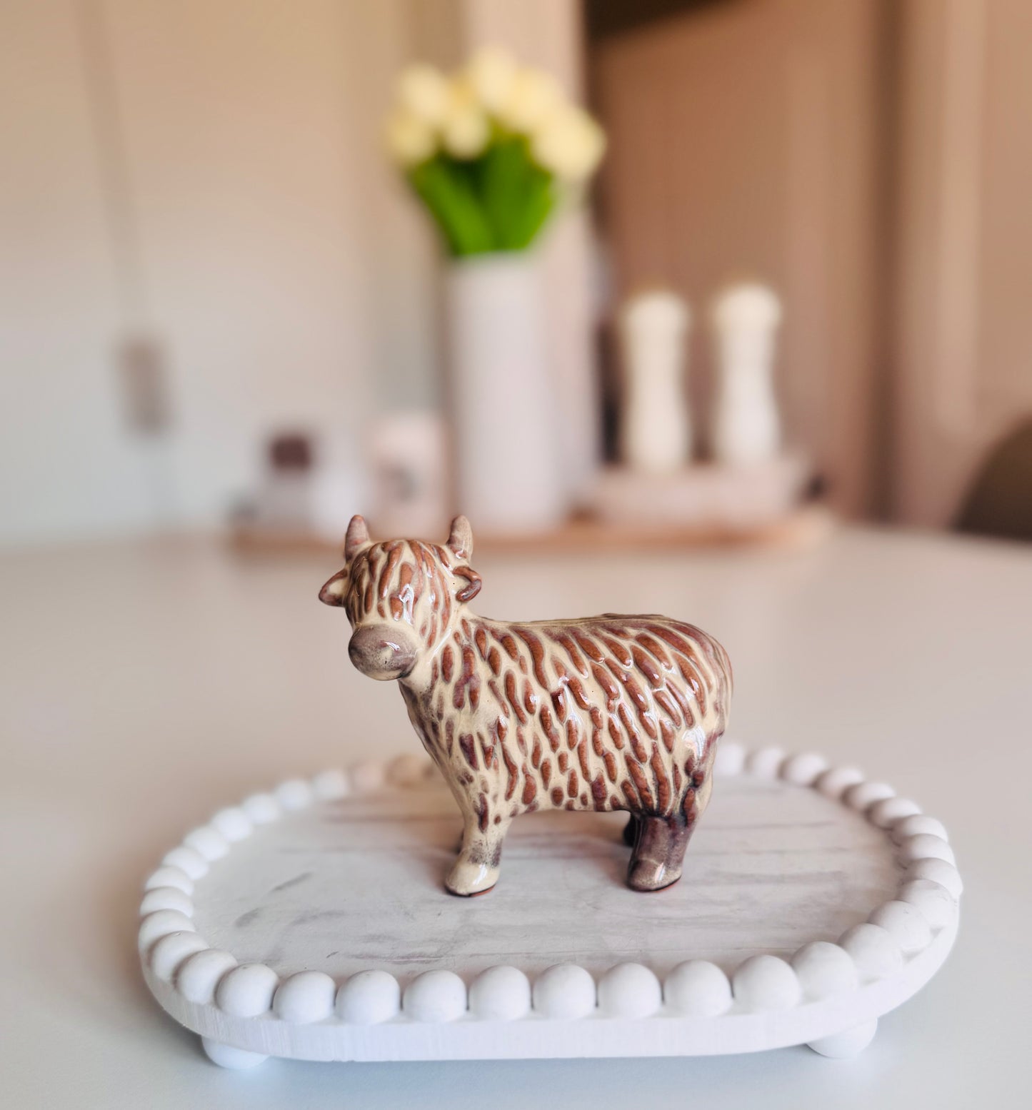 Hughie The Highland Ceramic Cow