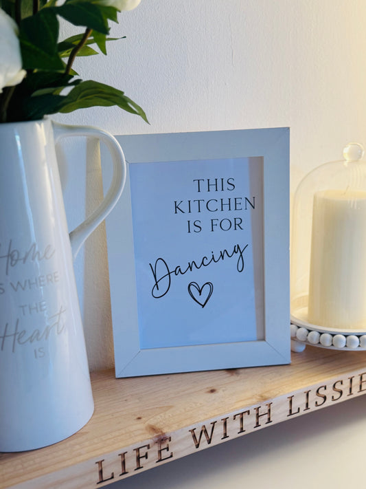 This kitchen is for dancing Print