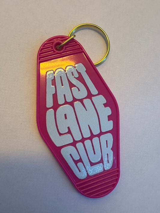Fast Lane Club keyring