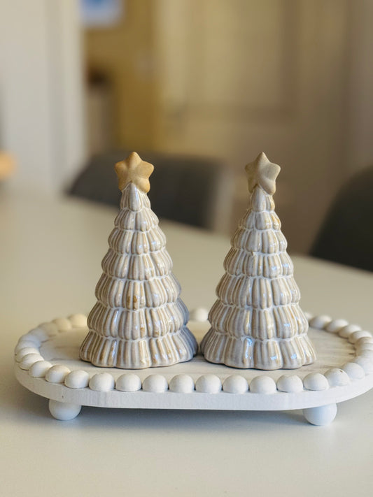 Neutral Tree Ornament 12cm