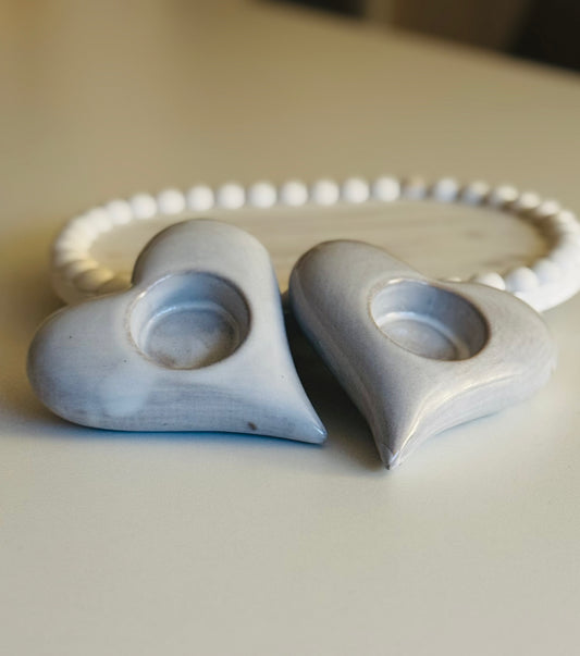 Neutral Heart Tea Light holder