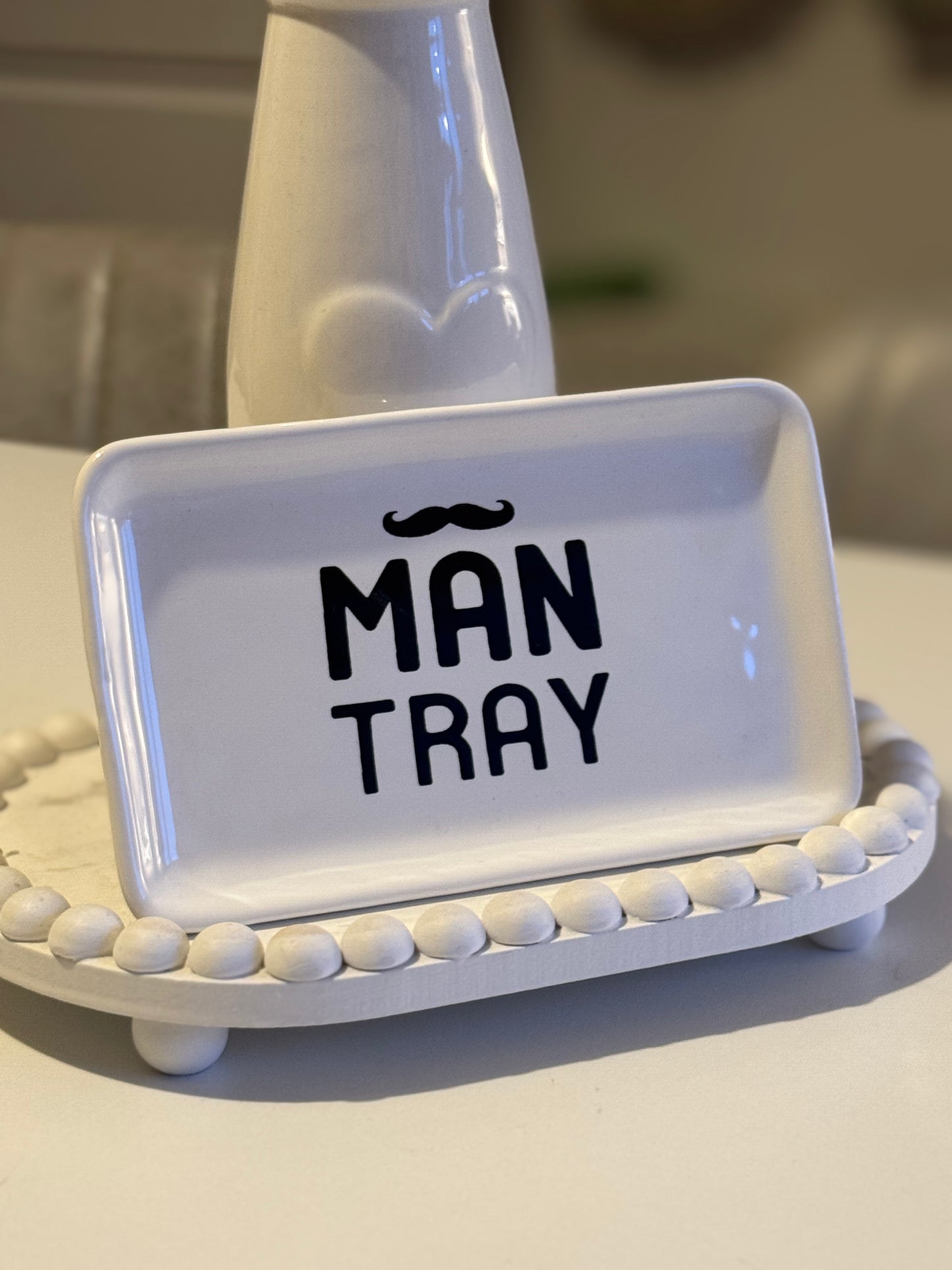 Ceramic Man Tray, 16.5cm