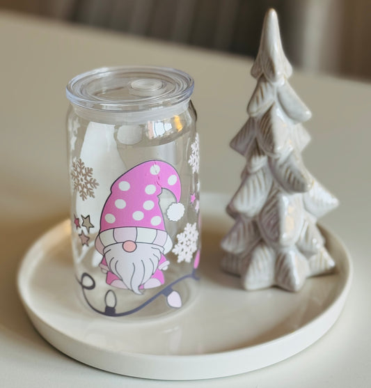 Pink Gonk Plastic Can