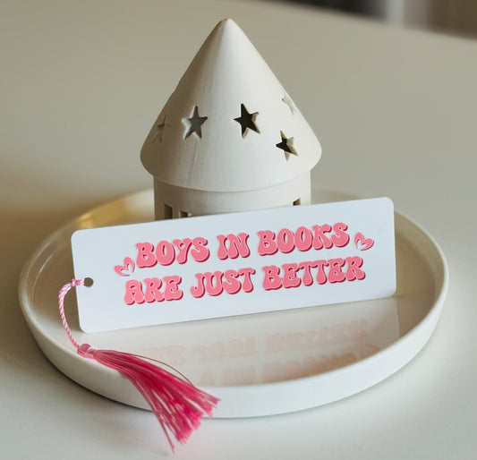 Boys Are Better In Books - Bookmark