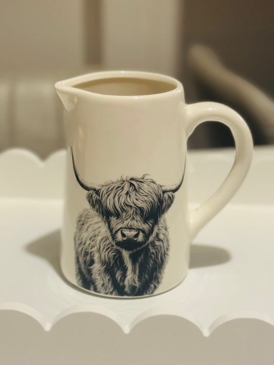 Highland Cow Jug