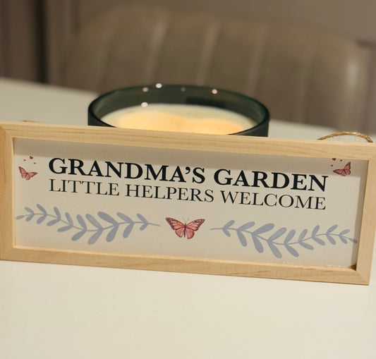 Grandma's Garden Sign