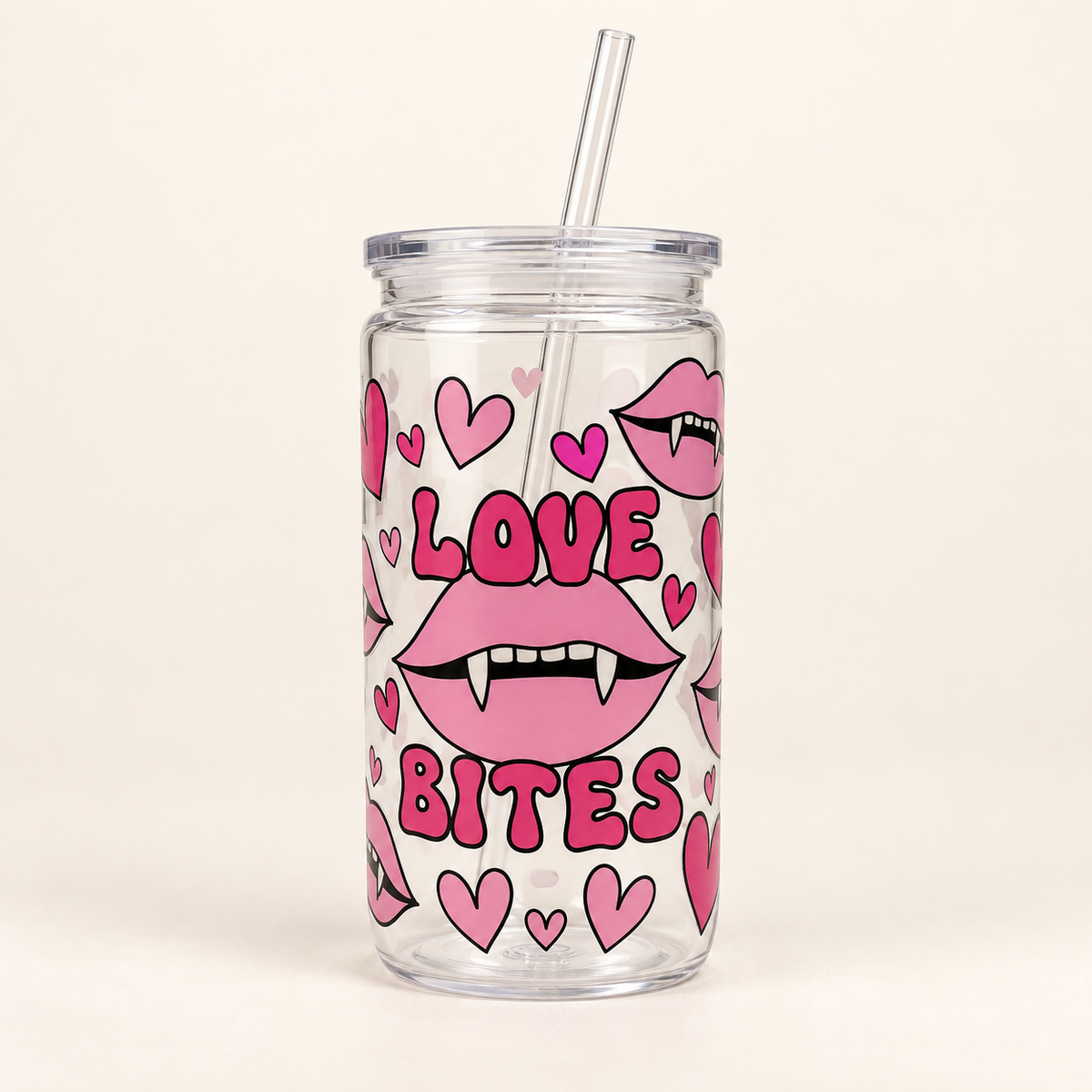 Love Bites Plastic Can