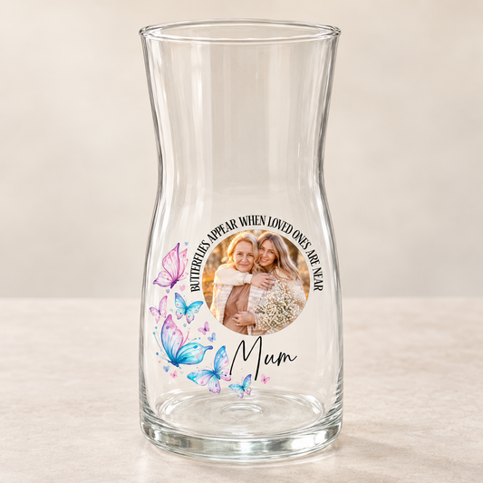 Butterflies Appear Vase