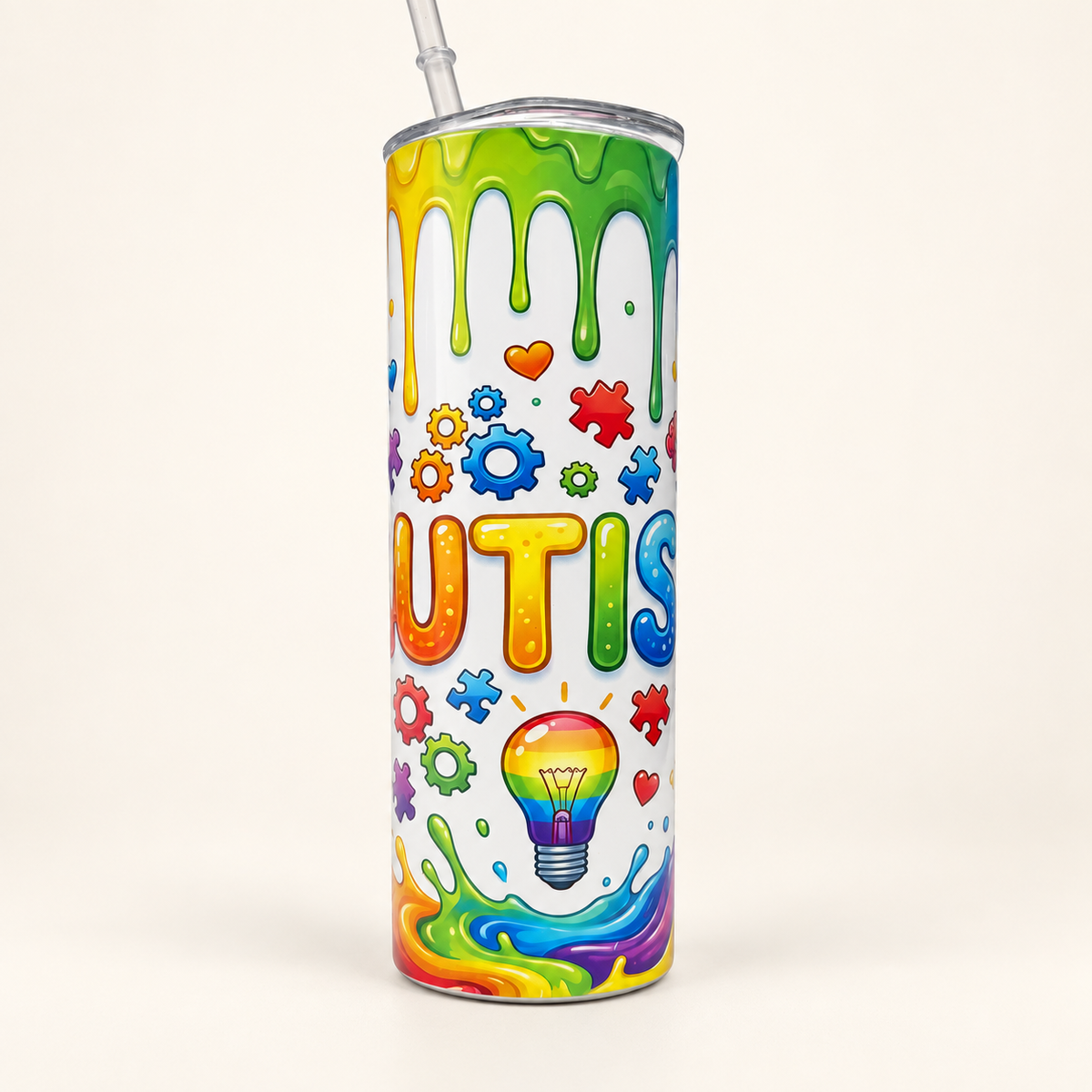 Autism Steel Tumbler