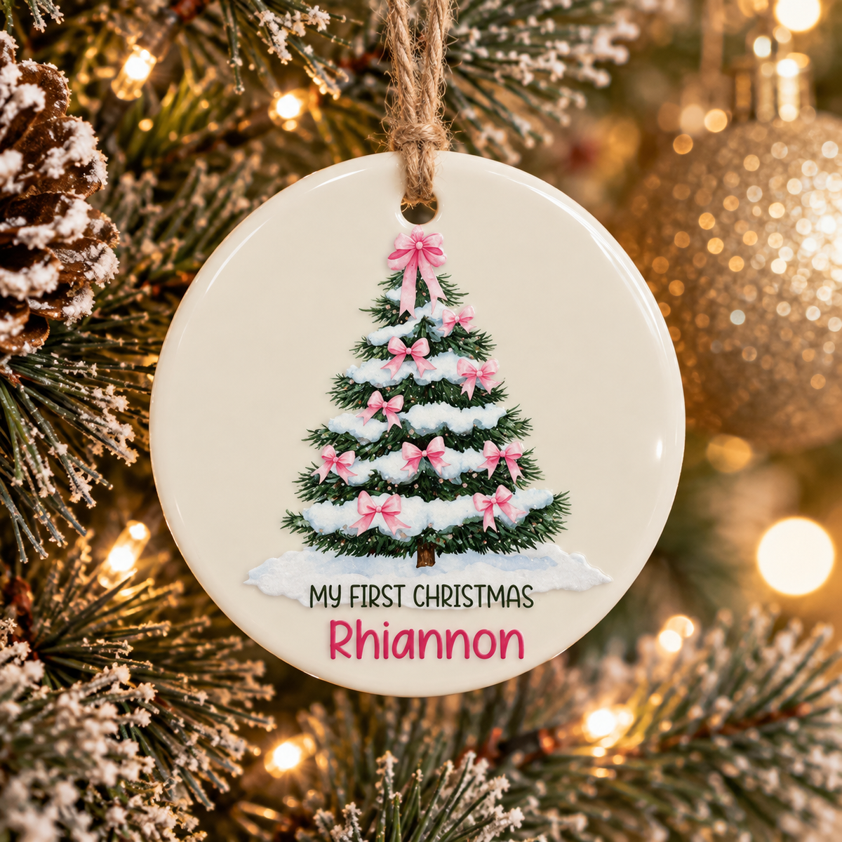 My First Christmas Tree Bauble