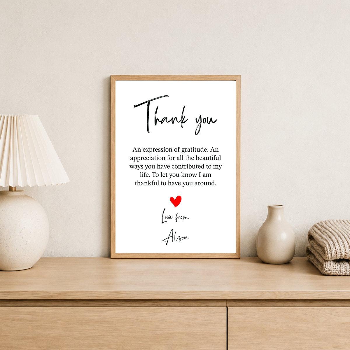 Thank you Print