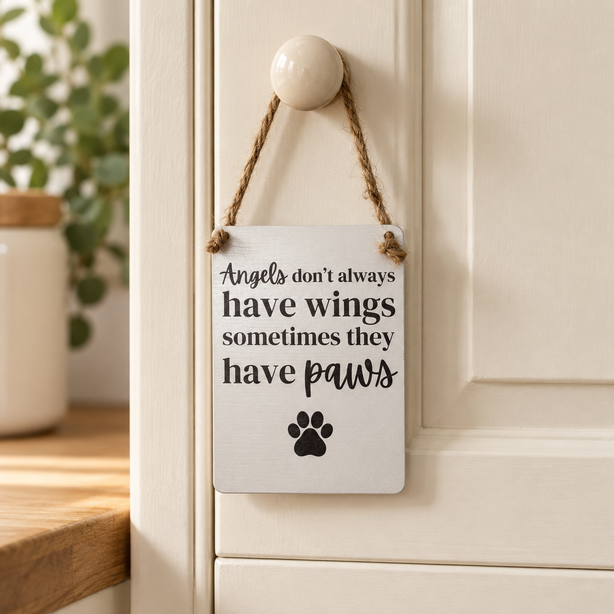 Mini Angel Paw Sign (Sale)